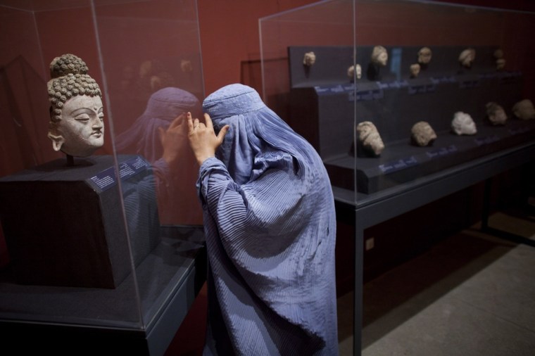 Image: Repaired Sculptures Exhibited In Kabul